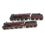 DJH Kit/Scratch built 00 Gauge LMS maroon Steam Locomotives and Tenders, DJH Claughton Class 6004