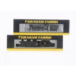 Graham Farish N Gauge BR Steam Locomotives and Tenders, two cased examples, 372-725 5MT Standard