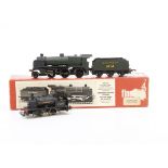 Wills Finecast 00 Gauge kitbuilt SR green N Class Locomotive and tender and a SR black kit/