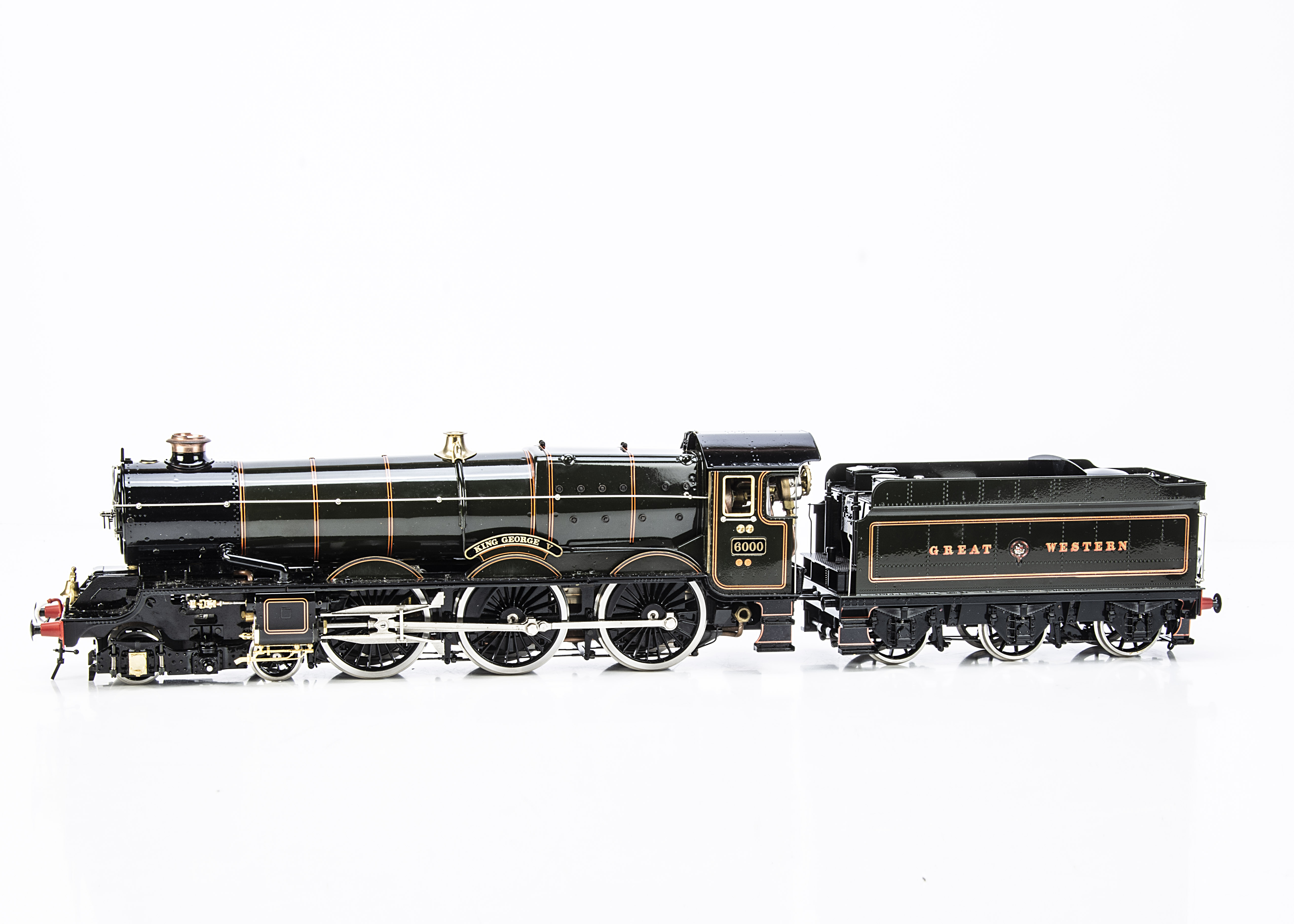 Locomotive Vapeur Vive George V GWR 6000 Aster Pour Fulgurex - Échelle 1:32