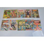 Justice League of America, DC Comics, #60 #64 #65 #82 #83 #91 #92 #93 #107 #108 (1968-73), bagged (