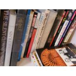 A small collection of movie books relating to silent movies, B movies, and others genres, mostly