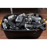 A Large Box of Cine Cameras, manufacturers include, Bauer, Kodak, Eumig, Bell & Howell, Elmo and