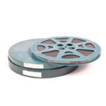 A 16mm Film Copy of The Muppet Movie, three reels, in two canisters, leaders marked Muppet Movie,