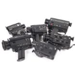 A Group of Sankyo Sound Cine Cameras, a Sankyo Sound XL-620 Supertronic, a XL-320 Supertronic, a