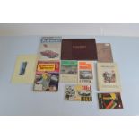 A mixed collection of motoring ephemera, including Practical Motorist magazine dating from the