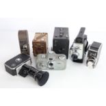 A Group of 8mm Cine Cameras, a Bolex Zoom Reflex, with Pan-Cinor 9-30mm f/1.9 lens & Bolex B8,