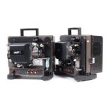Two Elf 16mm Sound Projectors, comprising an RM-1 a Kowa Super Prominar 50mm f/1.2 lens and a non-