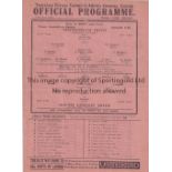 NEUTRAL AT TOTTENHAM HOTSPUR 1936 Single sheet programme for the Corinthian Shield Final Tottenham