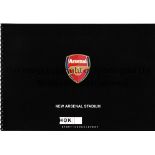 ARSENAL A 22 page brochure "New Arsenal Stadium" with the club crest on the cover issued in