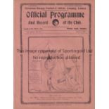 PROFESSIONALS V AMATEURS AT TOTTENHAM 1925 Programme for the Charity match at Tottenham 4/5/1925,