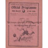 TOTTENHAM HOTSPUR Programme for the home London Combination match v. Watford 9/11/1935, horizontal