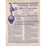 ARSENAL V CHELSEA AT TOTTENHAM 1950 Programme for the FA Cup Semi-Final Replay 22/3/1950, horizontal