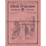 TOTTENHAM HOTSPUR Programme for the home London Combination match v Arsenal 12/1/1924, ex-binder.