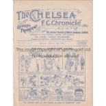 CHELSEA Home programme v West Bromwich Albion 12/2/1921. Ex Bound Volume. Generally good