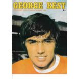 GEORGE BEST Giant poster issued by Sport Poster Magazine, slightly marked and slightly worn,