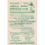 YEOVIL Home programme for the famous giant killing FA Cup 4th Round match against Sunderland 29/1/