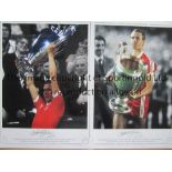 AUTOGRAPHED JOHN McGOVERN 1979 & 1980 Limited edition 16" x 12" prints of the Nottingham Forest