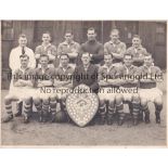 BIRMINGHAM CITY Original B/W 8.5" X 6" press team group with stamp on the back from the Player's