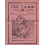 TOTTENHAM HOTSPUR Programme for the home League match v. Stoke City 25/3/1932, very slightly creased