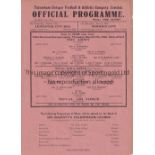 NEUTRAL AT TOTTENHAM HOTSPUR 1938 Single sheet programme for The Army v Royal Air Force 17/3/1938,