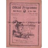 TOTTENHAM HOTSPUR V EVERTON 1934 FA CUP Programme for the FA Cup tie at Tottenham 13/1/1934,