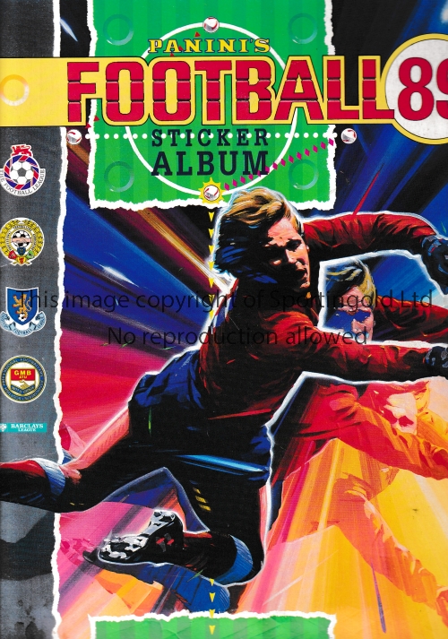 PANINI STICKER ALBUM Football 89 album complete with stickers entered. Generally good