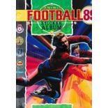 PANINI STICKER ALBUM Football 89 album complete with stickers entered. Generally good