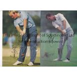 GOLF SIGNATURES Ten signed pictures / photos, mostly colour 10" X 7" inc. Jerry Kelly, Soren Hanson,