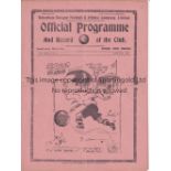 TOTTENHAM HOTSPUR Programme for the home London Combination match v. Bristol City 21/3/1936,