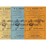 HEADINGTON Three home programmes from the 1953/54 season v Hastings United , Chelmsford City and