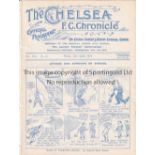 CHELSEA Home programme v Liverpool 18/4/1924. Ex Bound Volume. Generally good