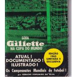 1962 FIFA WORLD CUP CHILE A 100-page tournament programme produced in Brazil by ''Gillette'' prior