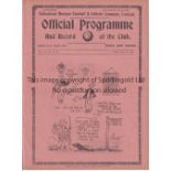 TOTTENHAM HOTSPUR Programme for the home London Combination match v. Brighton 22/2/1936, ex-