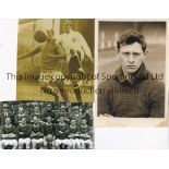 CARDIFF CITY Nine reprinted photos of action and team groups from 1924-1927, includes 5 team