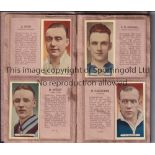 ARDATH CARD ALBUM / FAMOUS FOOTBALLERS 1934 Complete set of 50 cards in a bespoke hardback folder.