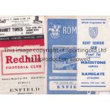 NON-LEAGUE FOOTBALL PROGRAMMES L - R Over 90 programmes from the 1960's with the home teams starting