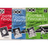 FOOTBALL FAVOURITRS MAGAZINES Two sets: First Series issued in 1949 no's 1-6 and New Series 1-6.