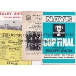 NON-LEAGUE FOOTBALL PROGRAMMES A - D Over 160 programmes from the 1960's with the home teams