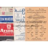 FA CUP PROGRAMMES Eight programmes: Portsmouth v Newport 48/9, Blackpool v Birmingham 50/1 Semi-