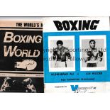 MUHAMMAD ALI Viewsport TV relay programme for Ali v Joe Frazier 30/9/1975 in Manilla, slightly