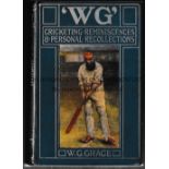 WG GRACE An Autobiography of cricketer WG Grace from 1899. First Edition. 516 Page book plus 31