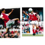 ARSENAL Twenty colour Press photos from the 1990's, mostly action shots the largest being 10" X