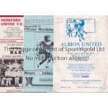NON LEAGUE A collection of 315 Non League programmes from the 1960's to 1990's the vast majority