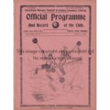 TOTTENHAM HOTSPUR V PORTSMOUTH 1931 Programme for the London Combination match at Tottenham 18/4/