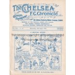 CHELSEA Home programme v Manchester City 30/4/1924. Ex Bound Volume. Generally good