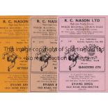 HEADINGTON Three home programmes from the 1953/54 season v Gloucester City (score, scorers, team