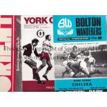 CHELSEA A collection of 90 Chelsea away programmes 1960-2009 to include 3 x 1960/61, 3 x 1961/62 , 2