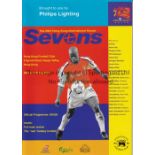ARSENAL Tournament programmes including Arsenal. Two programmes for the Hong Kong Sevens Soccer