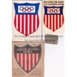 OLYMPIC GAMES - USA 1932 Four items, Small ticket for the Inter Collegiate Track Meeting, 16/5/